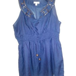 Navy blouse, brand Mine Too